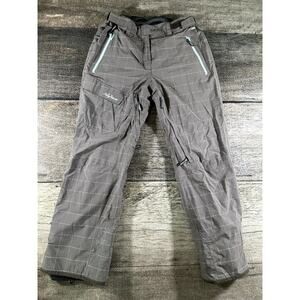 Helly Hansen Recco Snow Pants Womens XL Grayish Brown Hellytech Waterproof